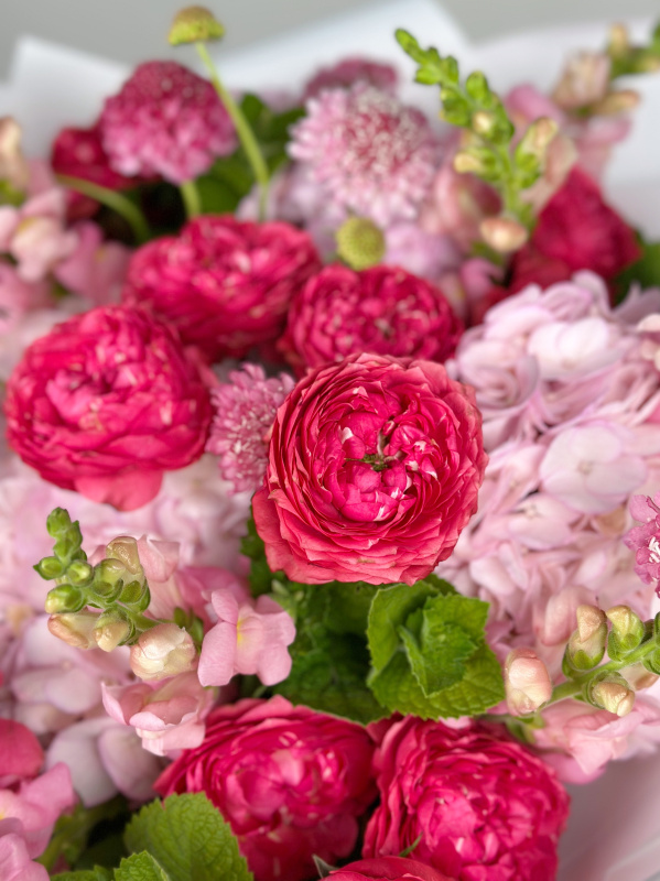 БОЛЬШОЙ БУКЕТ С ГОРТЕНЗИЕЙ И ПИОНОВИДНОЙ РОЗОЙ БОЛЬШОЙ БУКЕТ С ГОРТЕНЗИЕЙ И ПИОНОВИДНОЙ РОЗОЙ