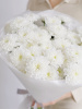 БУКЕТ С БЕЛОЙ ХРИЗАНТЕМОЙ